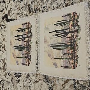 Vintage Boho placemats set (2 mats)